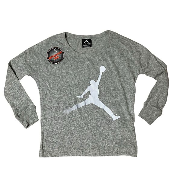 Air Jordan Girls 5 Gray Reflective Ink Jumpman 4-5 Yrs Old Sporty - Picture 13 of 13